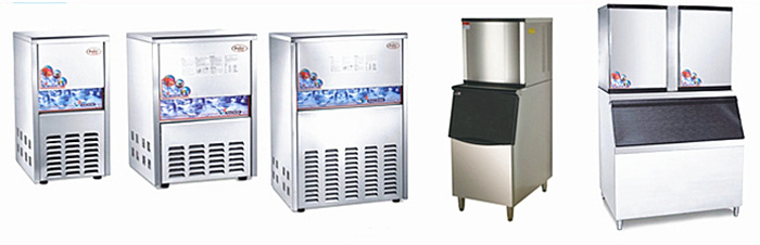 Commercial Cube Ice Maker Water Flowing Industry Ice Machine