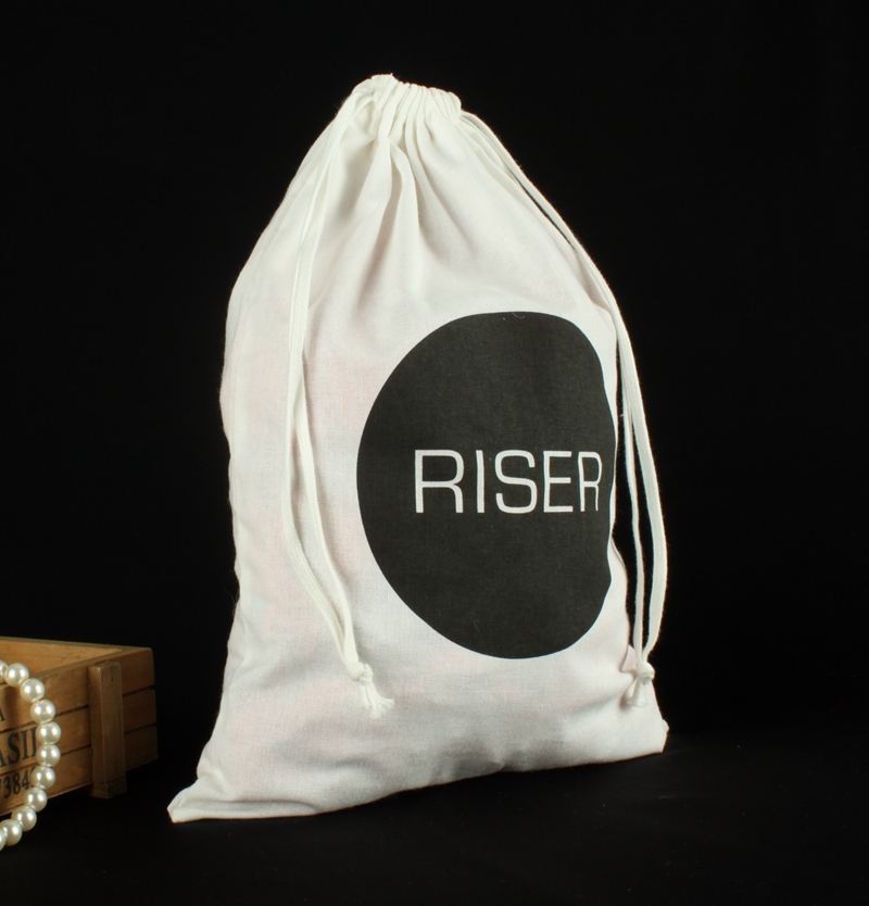 Customized Cotton Canvas Promotional Bag, Drawstring Bag, Packaging Bag
