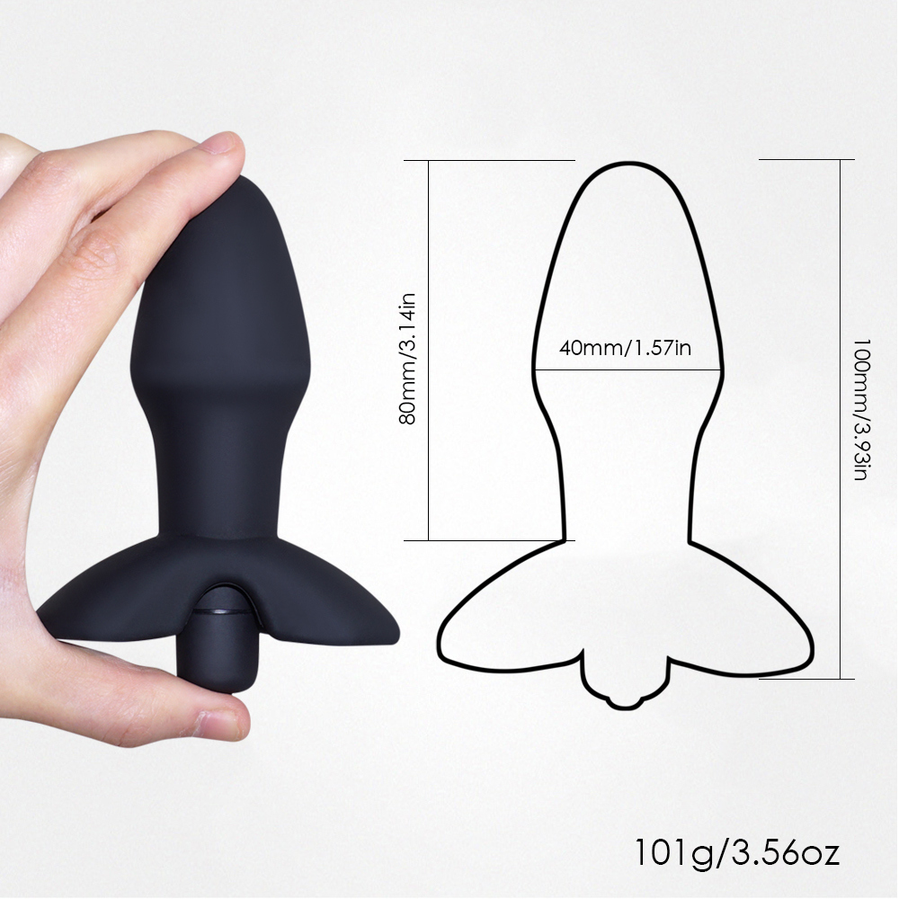 Adult Sexy Products 10 Speeds Vibrating Anal Butt Plug Prostate Massager Sex Toy for Couple