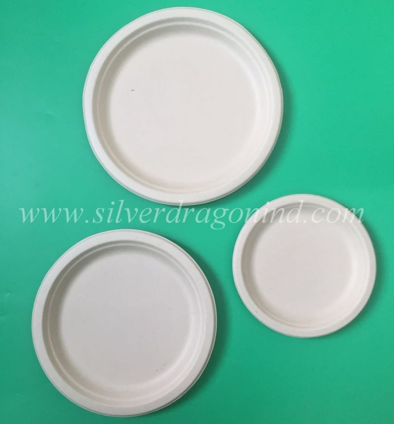 White Cake Plate, Round Plate
