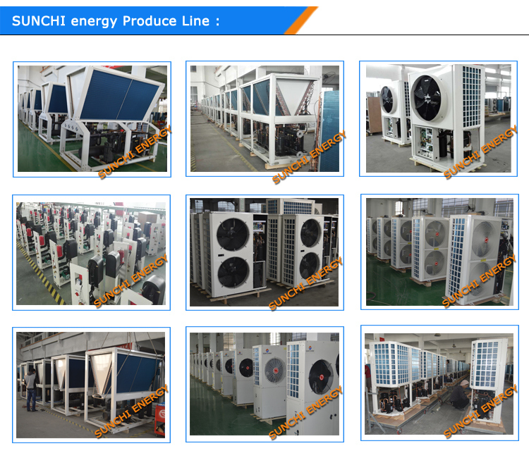 Fan Coil Heating and Cooling for Cold Room Shot Water Chiller (CCC, CB, CE, TUV CB)