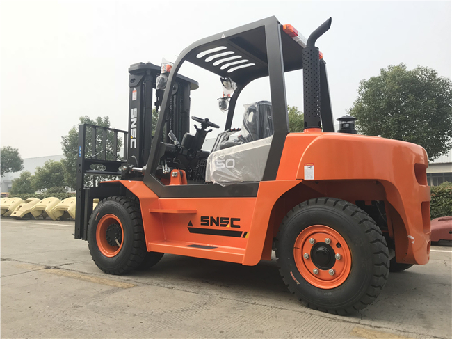 New Lifting Machine 5t 7t Diesel Forklift with Double Tires