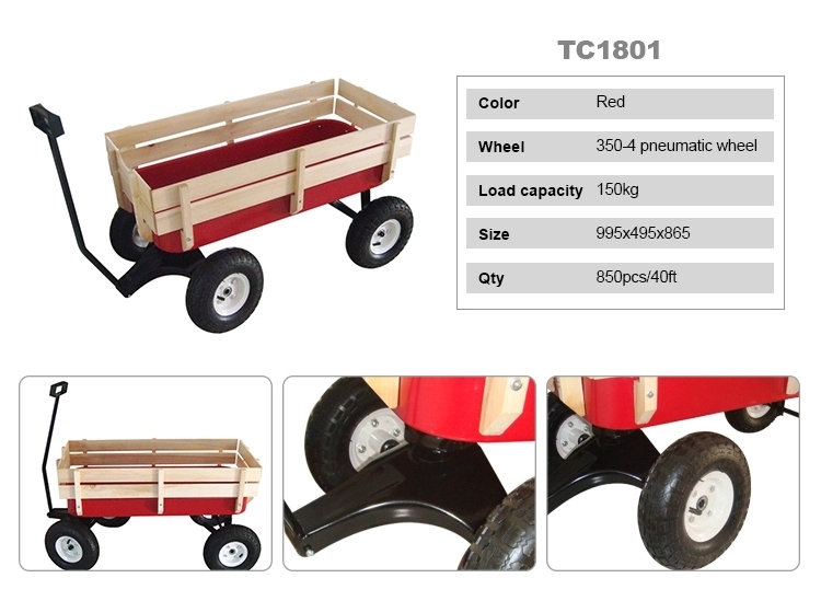 Folding Wagon Beach Nursery Lawn Garden Cart