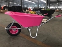 Heavy Duty Wheelbarrow with Plastic Tray (WB6414-1)