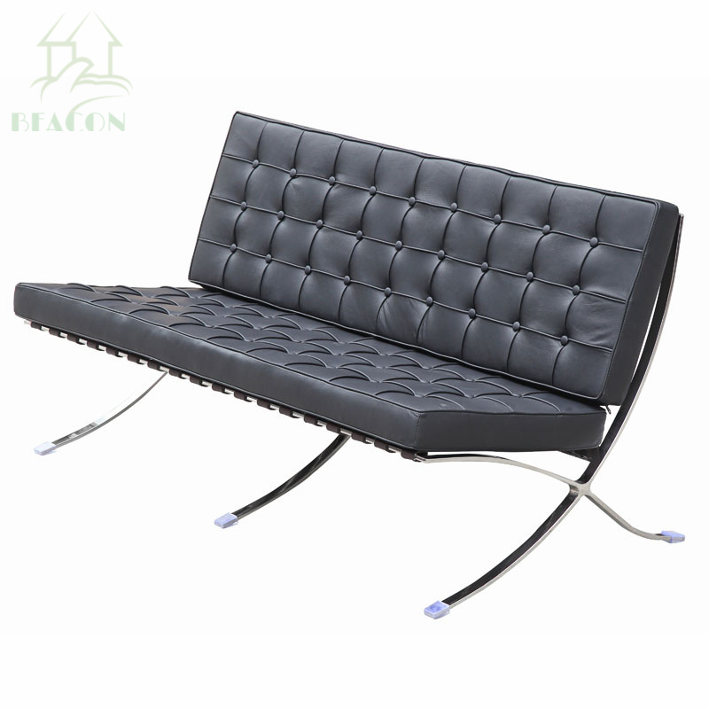 MID Century Classic Design Replica Barcelona Sofa Loveseat