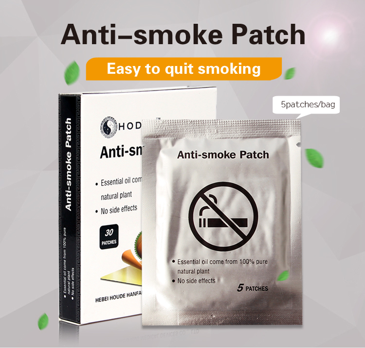 Chinese Herbal Extract No Side Effect Puce Anti Smoke Nicotine Patch