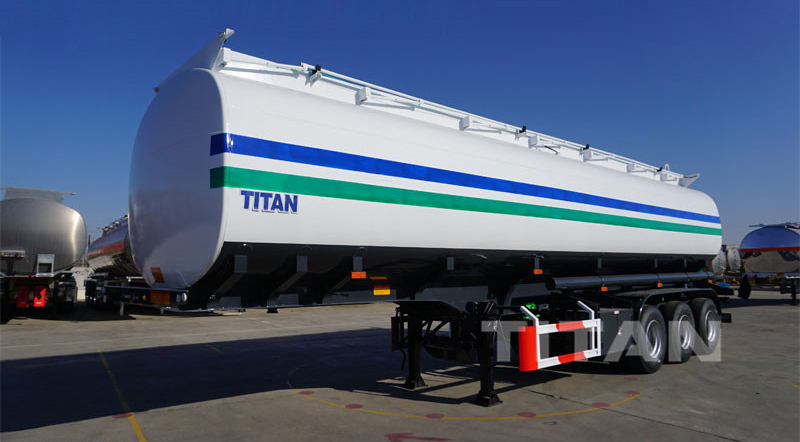 Fuel Tanker / Tank Trailer / 3 Axle 45000 Liters Stainless Steel Diesel Fuel Tank Prices Manufacturers / Acid Tanker Truck Semi Trailer for Acid Transport