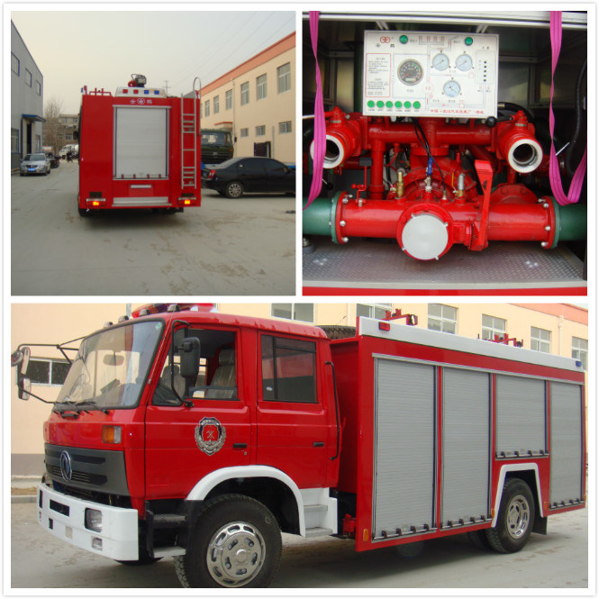 China Low Price Dongfeng 4X2 5ton Water Foam Tank Emergency Rescue Fire Fighting Engine Truck