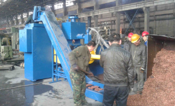 Y83W-630 Steel Scissel Chip Horizontal Briquette Machine for Recycling