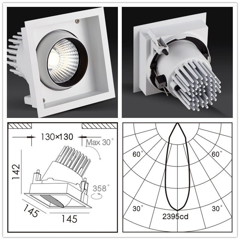 Interior Recessed Spot COB LED Down Light-R6087