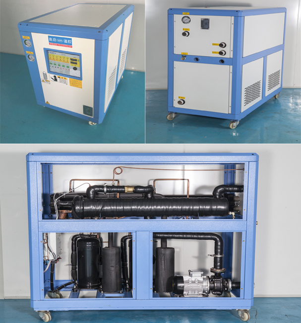 5HP Industrial Water Chiller Used in Plastic Production