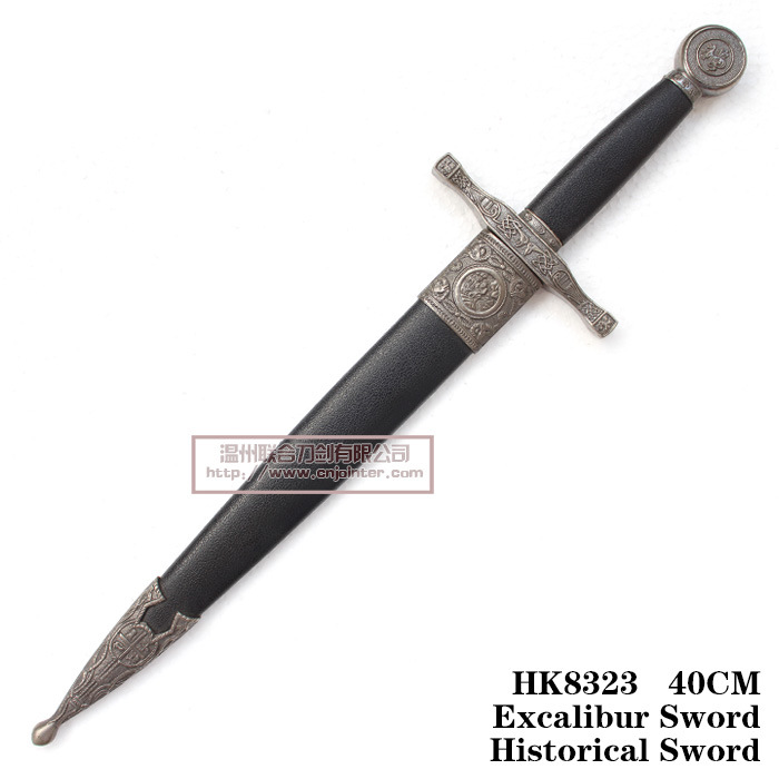 Western Historical Daggers King Arthursword Dagger Stainless Steel Town House Decoration Sword European Dagger The Film and Television Arts and Crafts Daggers