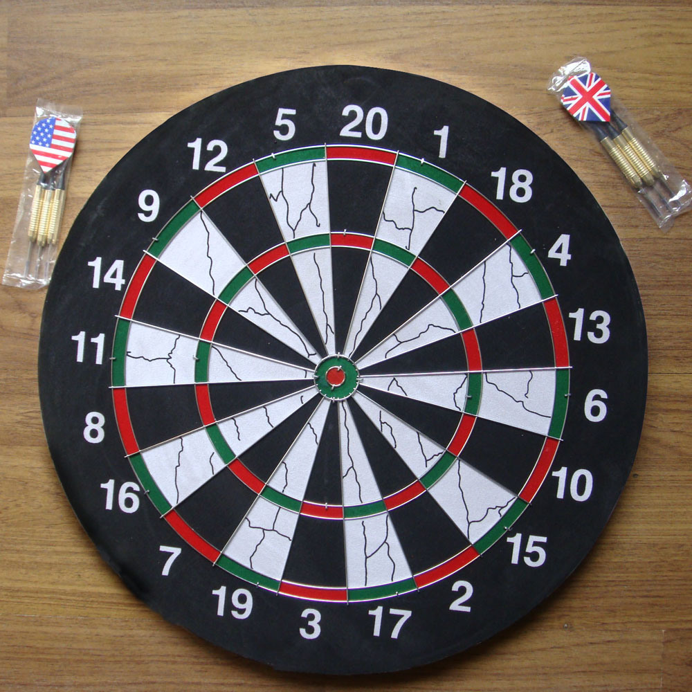 Portable High Quality Flocked Dartboard