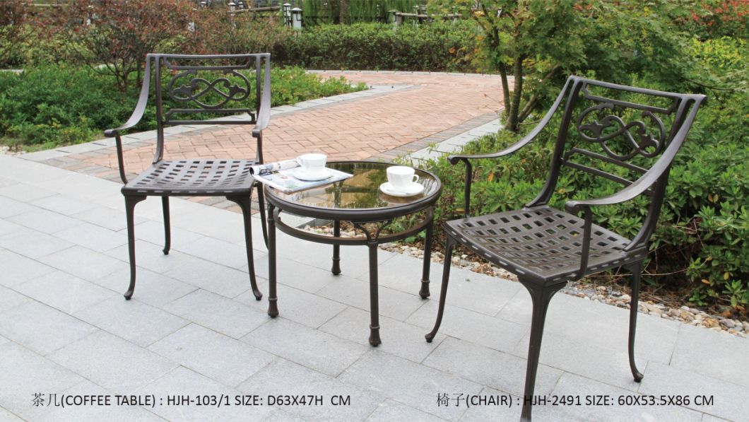 Garden Coffee Table Outdoor Coffee Table Cast Aluminum Garden Furniture