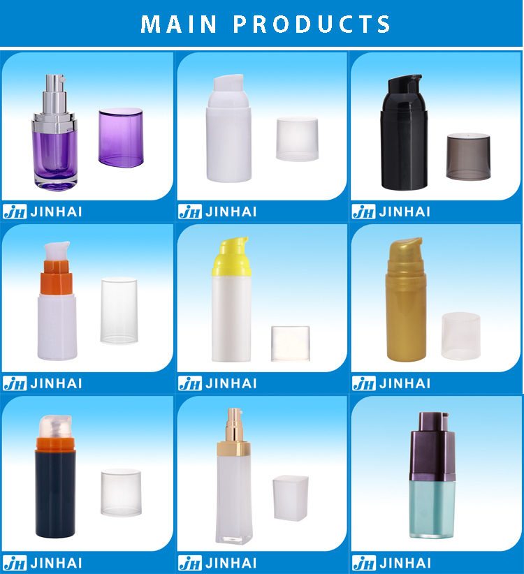 15ml 30ml 50ml Plastic Cosmetic Bottles for Lotion Packaging