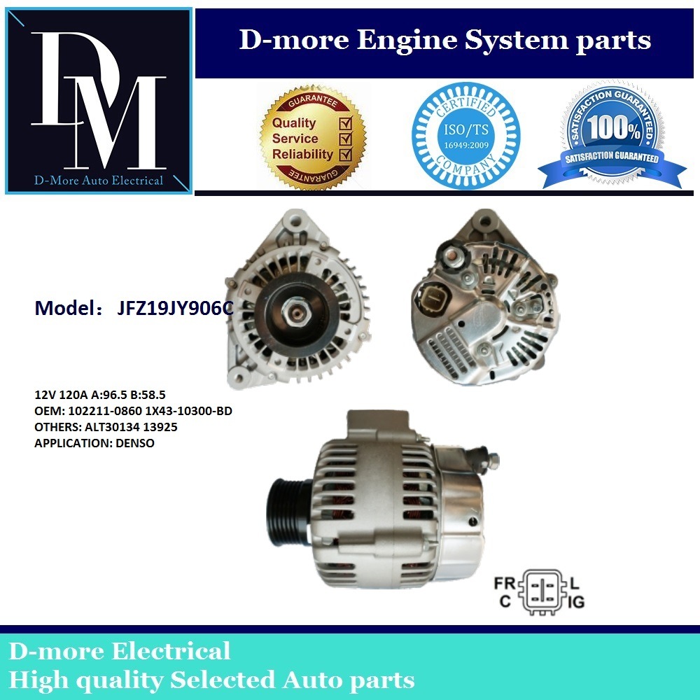 Jaguar X-Type	2.0 V6 102211-0860 1X43-10300-Bd Lra03195 Lester 13925 Alternator 12V 120A