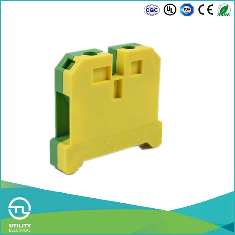 Ground Earth Terminal Blocks Wire Connector PE Material Jut2-16PE Wire Clamp