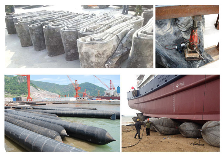 2m X 24m Heavy Duty Ship Lifting/Salvage Marine Rubber Airbag