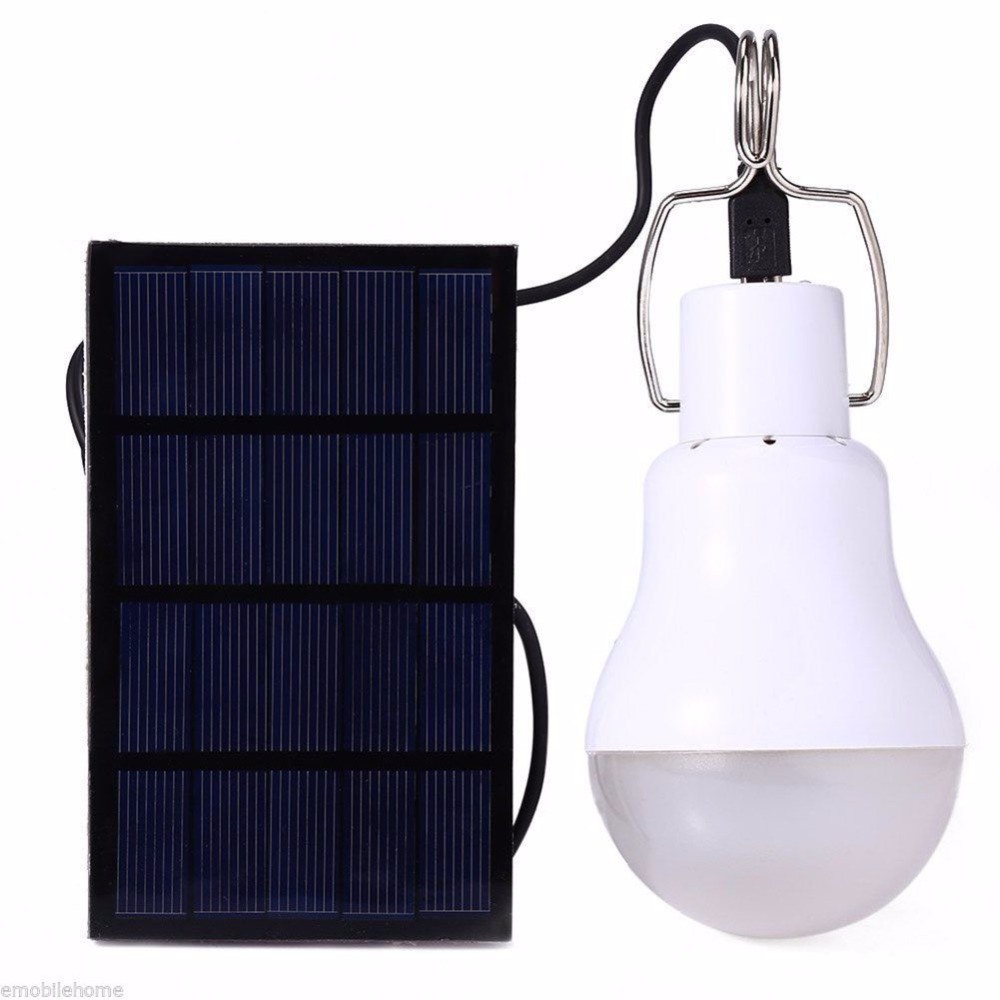 Solar Energy Saving LED Bulb 15W Solar Camping LED Lamp