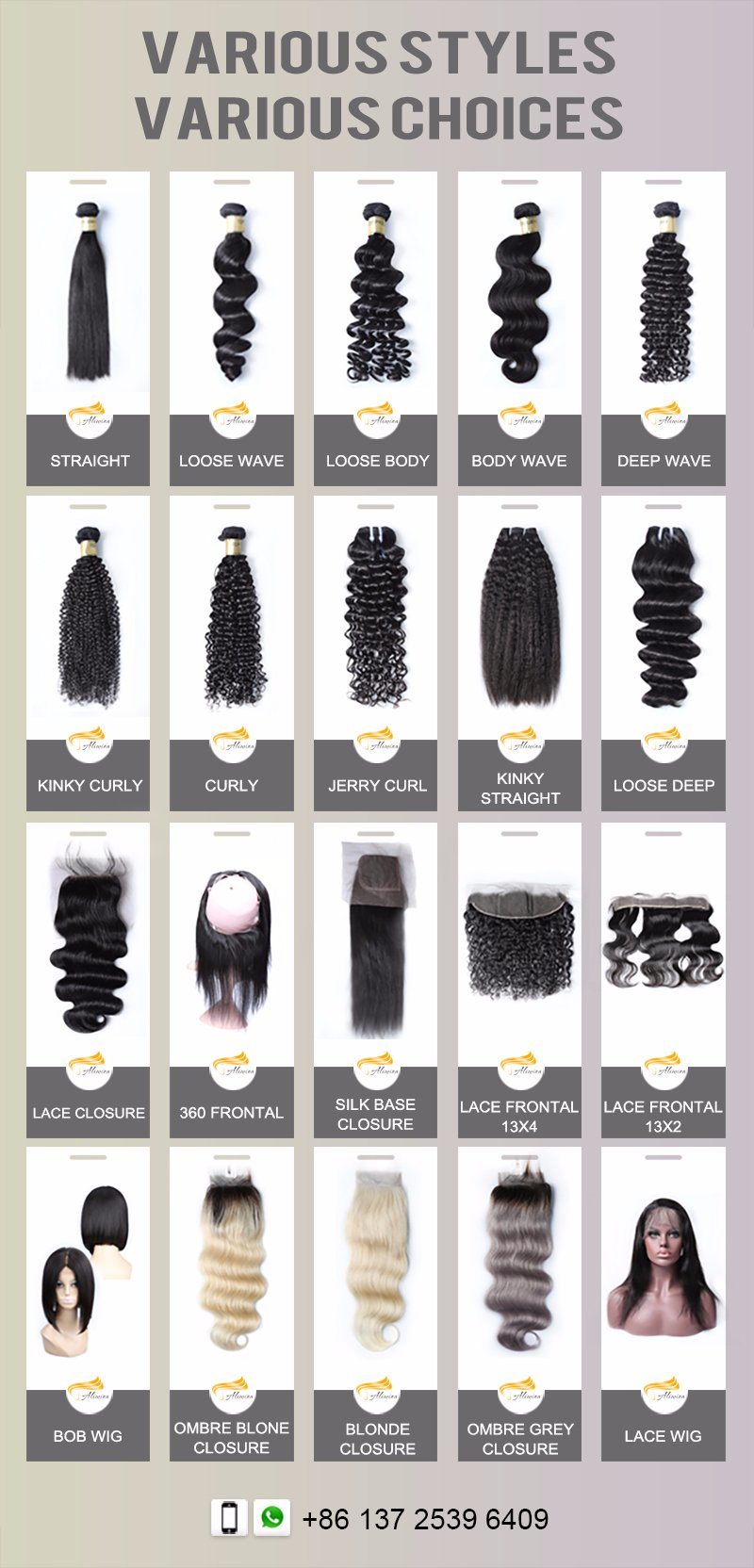 Stock in 24 Hours Brazilian Hair Made in China