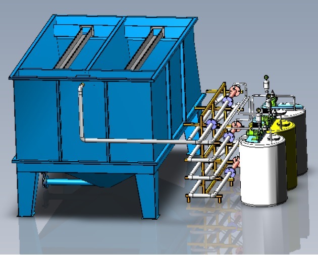 Lamella Clarifier for Paper Wastewater Treatment System