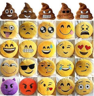 Hot Sale Comfortable Plush Decorative Emoji Pillows in Stock