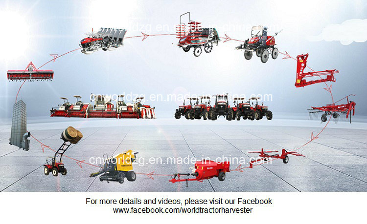 Chinese Small Chain Drive Wheat Rice Combine Harvester for Sale