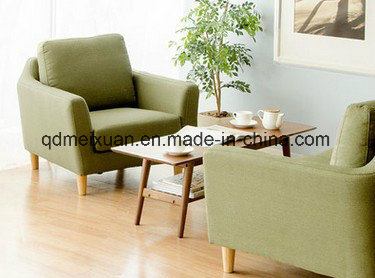 Contemporary and Contracted Nordic Small Family Sitting Room Cloth Art Sofa, Double Trio Bedroom Cafe Leisure Sofa (M-X3285)