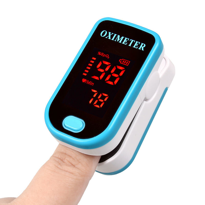 Shk4 Finger Pulse with Case Fingertip De Pulso De Dedo LED Pulse Saturator Pulsioximetro Oximeter