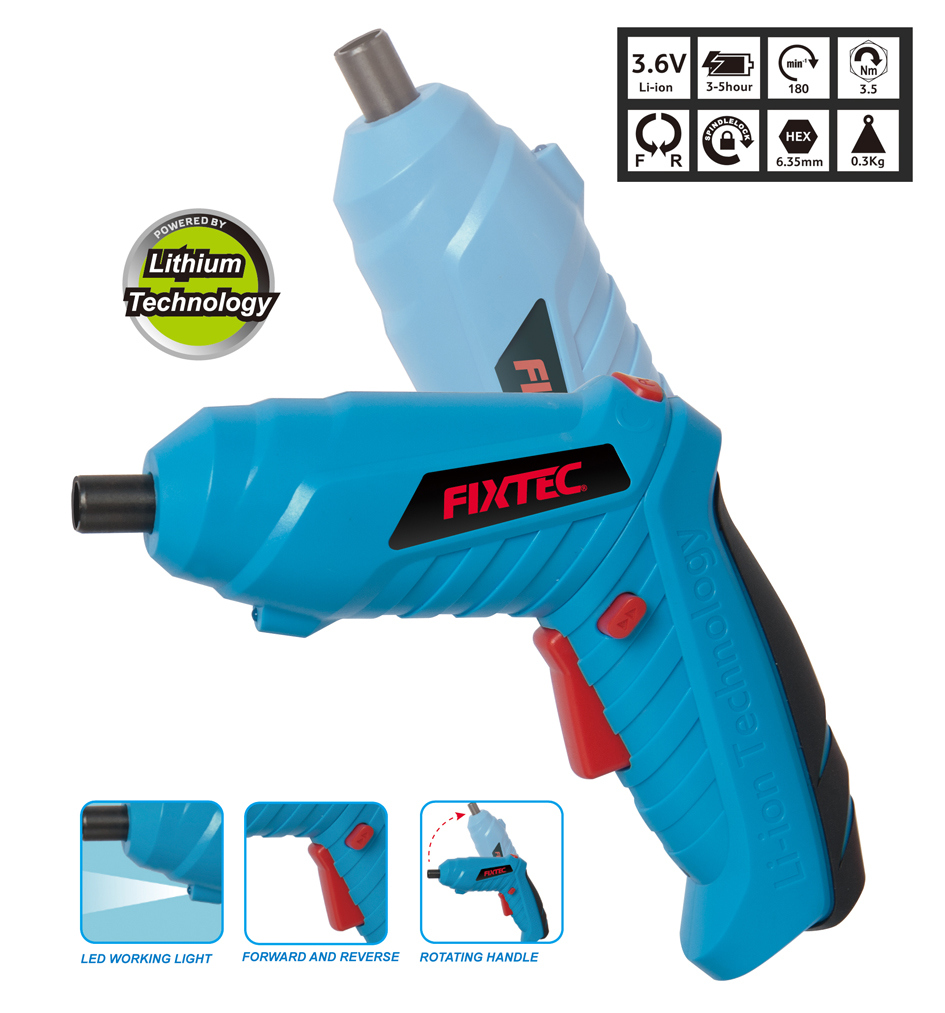 Fixtec 3.6V Cordless Screwdriver