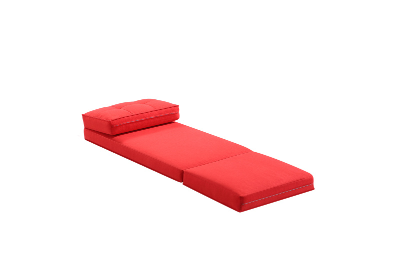 Modern Fabric Folded Single Size Sofa Bed