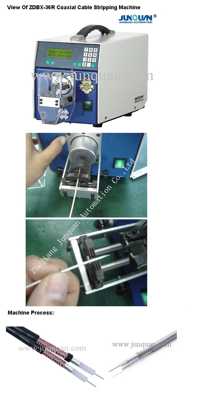 Flexible Coaxial Cable Stripping Machine (ZDBX-36R)
