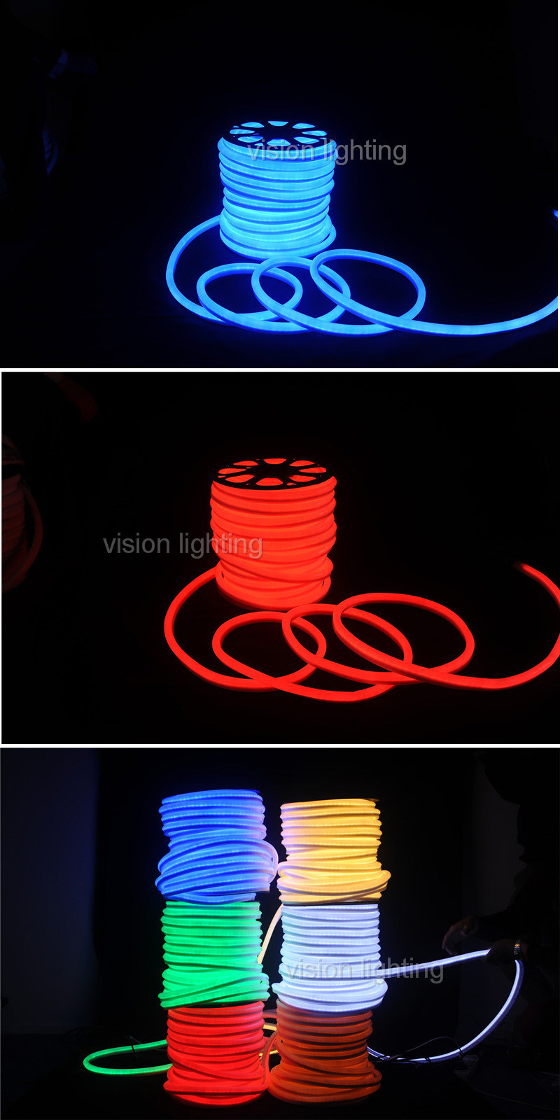 Waterproof Strip Tube Lights LED Flexible Neon