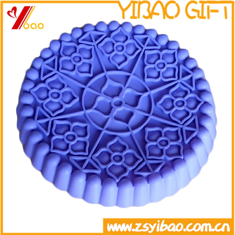 Custom Eco-Friendly FDA/Food Grade Lager Size Silicone Cake Mold/Silicone Bakeware/Kitchen Ware (XY-HR-112)