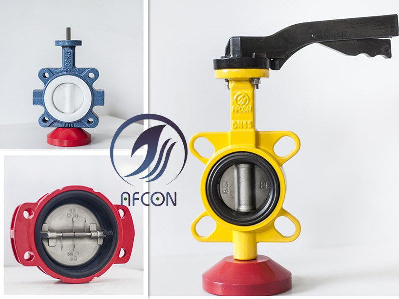 API/ANSI/DIN/JIS Wafer or Lug Type Butterfly Valve with Lever