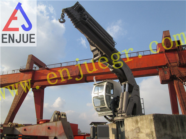 Hydraulic Telescoping Boom Ship Crane with BV CCS ABS Certificated