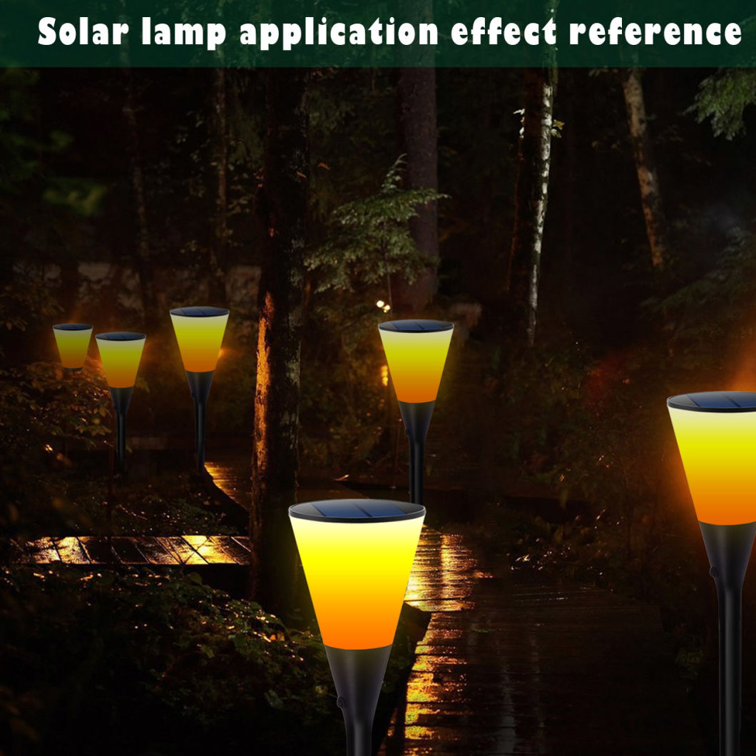 2019 Markets Solar Fire Cup Flame Balze Lawn Wall Decoration Lantern Lamp Light