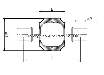 Man Truck Torque Rod Bush F2000 F90 Tga Repair Kits Axle Rod Suspension Bushing