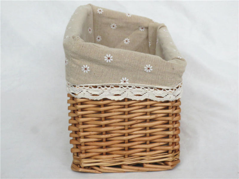 Hot Sell Eco-Friendly Woven Customized Willow Basket for Picnic