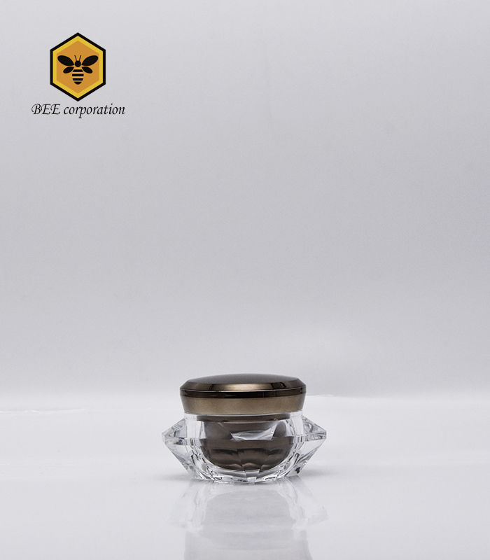 Acrylic Cream Jar Plastic Case for Cosmetic Packaging (PA-15)