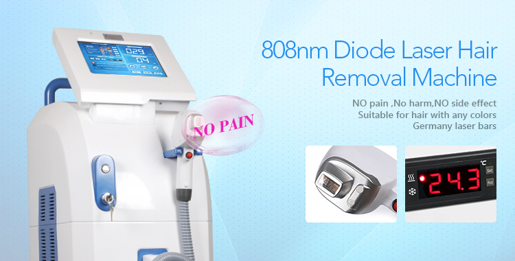 Professional Salon Use Laser Soprano 808nm Diode Laser Hair Removal Machine