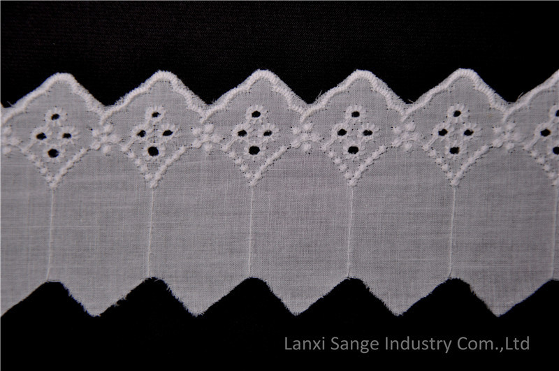 Cheap Embroidery Cotton Lace for Clothing