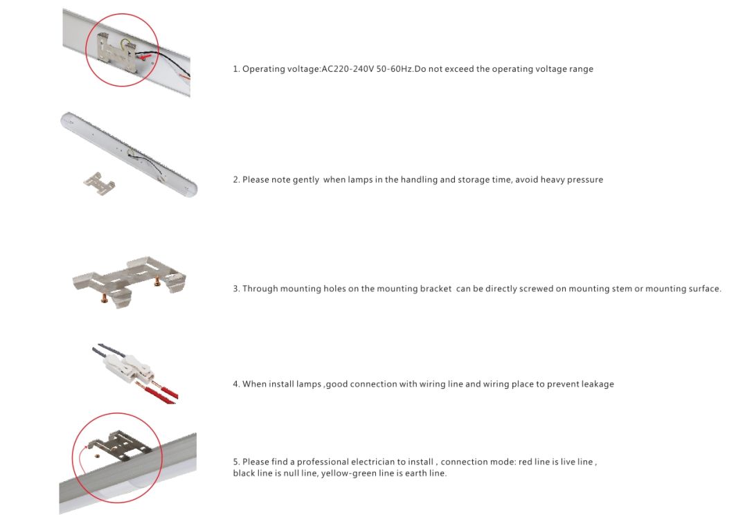 LED Flat Panel Fixture Light Ce RoHS