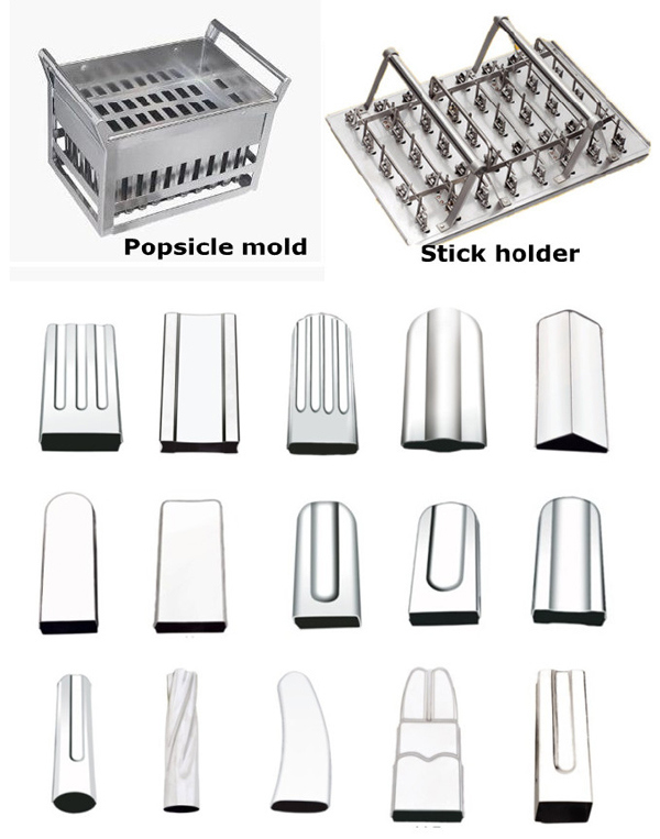Commercial Can Set 4 Molds Popsicle Ice Maker