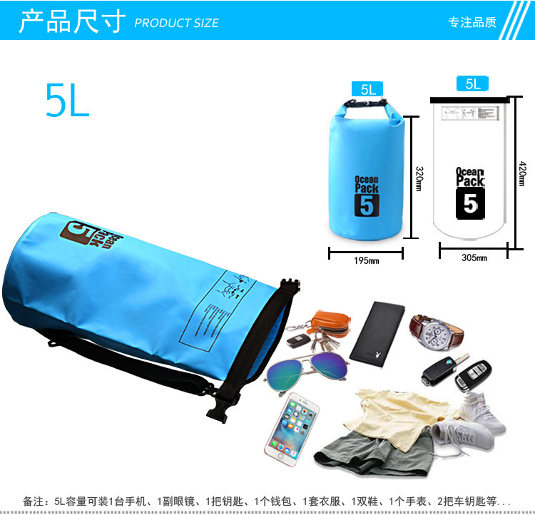 Ocean Pack Lightweight Floating Waterproof Dry Outdoors Travel Duffel Bag