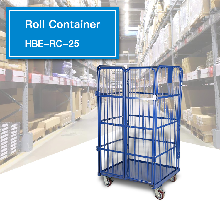 Heavy Duty Rolling Cage Cart Roll Container Laundry Container Cart