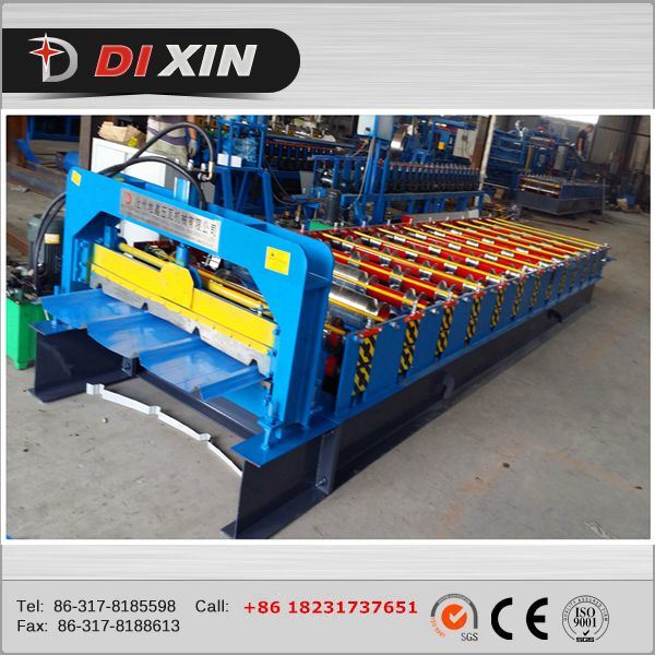 Dixin Wall and Roof Tile Panel Chrome Roll Forming Machine