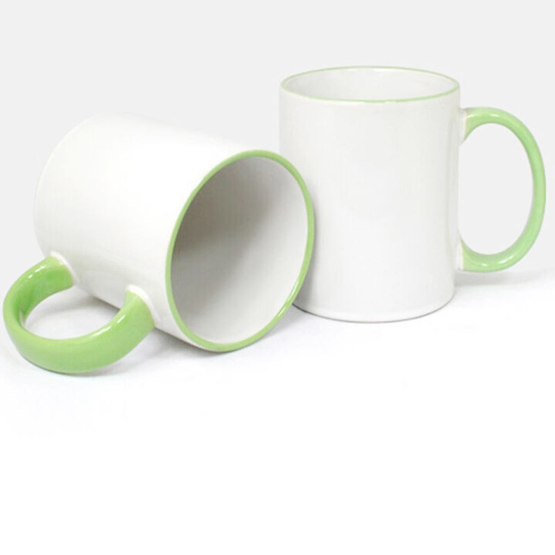 Ceramic Mug and Cups Plain White Ceramic Coffee Mug