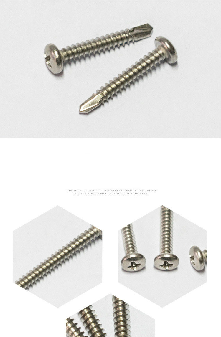 Stainless-Steel 304 Pan Head Self-Drilling Screw