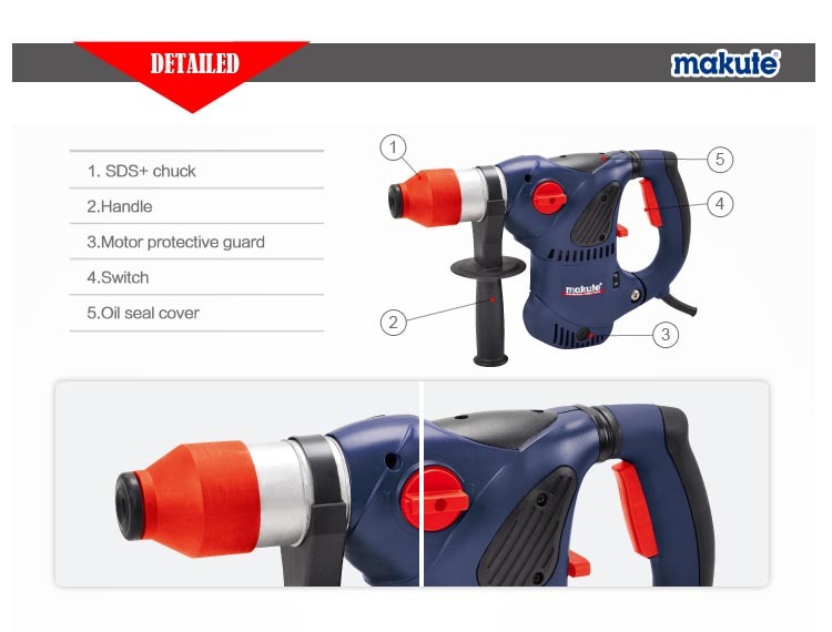 30mm 1050W High Speed Power Drill, Industrial Electric Hammer with High Quality